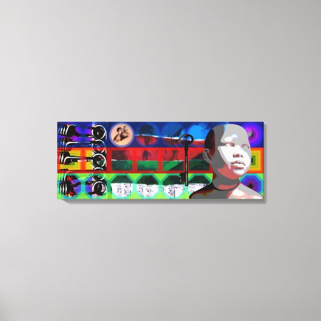 Impressão Em Tela GMT 24 H Projeto Beethoven Quadros Psicodélicos C (Frente)