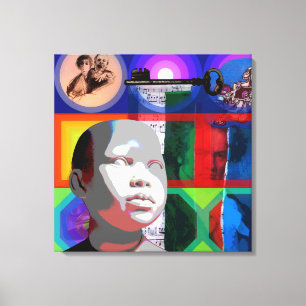 Impressão Em Tela GMT 24 H Projeto Beethoven Quadros Psicodélicos S