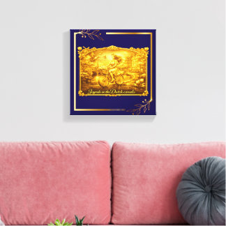Impressão Em Tela Gold Amsterdam Arched Bridges Charm