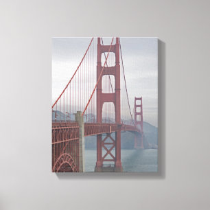 Impressão Em Tela Golden gate bridge na névoa