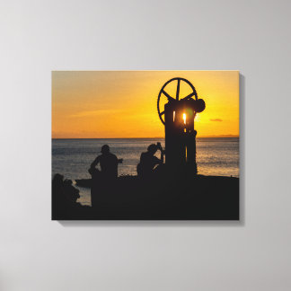 Impressão Em Tela Golden Sunset Silhouette at MAM