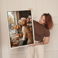Goldendoodle na Arte de Padaria Francesa