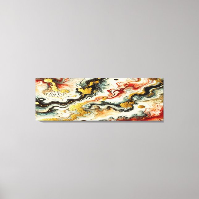 Impressão Em Tela Goldene Flüsse (Frente)