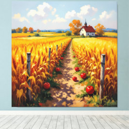 Impressão Em Tela   Goldene Herbsternte – Reichtum der Natur