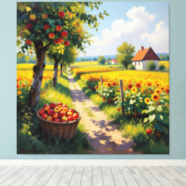 Impressão Em Tela   Goldene Herbsternte – Reichtum der Natur