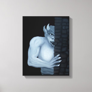 Impressão Em Tela Golem - Gargoyle