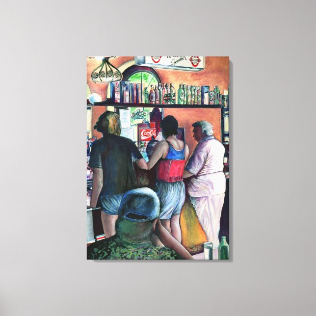 Impressão Em Tela Golf Bufe Budapest Hungria (Frente)