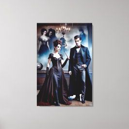 Impressão Em Tela Gorgeus Victorian Vampires