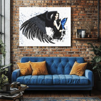 Gótica Angel Wings Black Cat