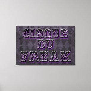 Impressão Em Tela Gótica Cirque Du Freak Cirque