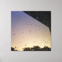 Impressão Em Tela Gotículas de chuva 