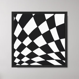 Impressão Em Tela Grade Curva Moderno