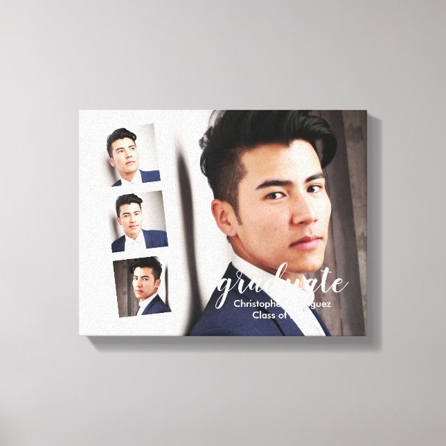 Impressão Em Tela Graduação de Foto Moderna 4 (Frente)