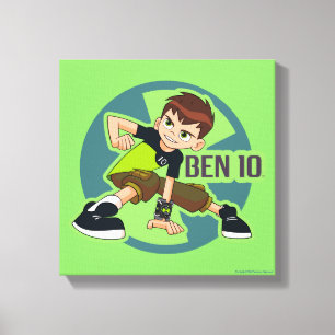 Impressão Em Tela Gráfico Ben Tennyson Omnitrix