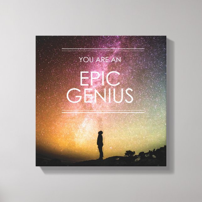 Impressão Em Tela Gráfico Celestial nº 1 (12x12) (Frente)