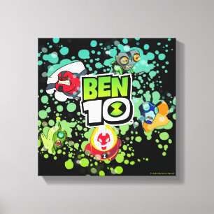 Impressão Em Tela Gráfico de bolhas de formulários Ben 10