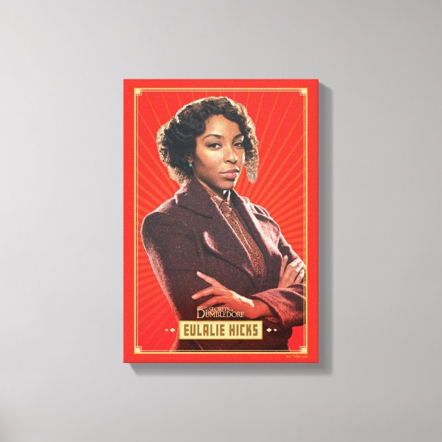 Impressão Em Tela Gráfico de Caracteres Eulalie Hicks (Frente)