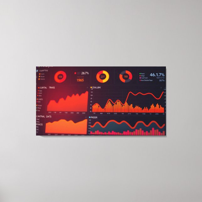Impressão Em Tela Gráfico de dados (Frente)