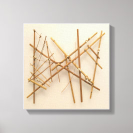 Impressão Em Tela Gráfico de Navegação do Stick das Ilhas Marshall