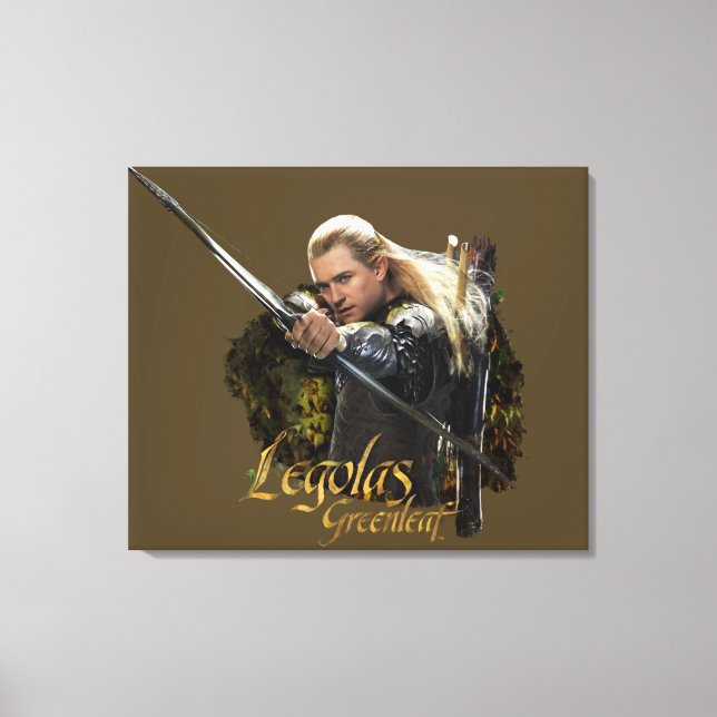 Impressão Em Tela Gráfico do Arco de Desenho LEGOLAS GREENLEAF™ (Frente)