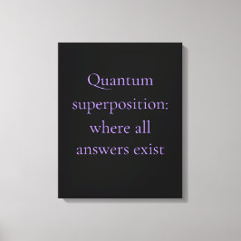 Impressão Em Tela Gráficos Quânticos Roxos de Obsidiana