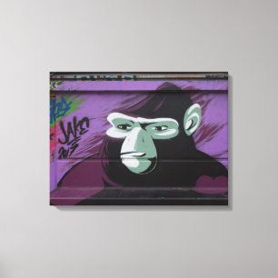 Impressão Em Tela Grafite Ape