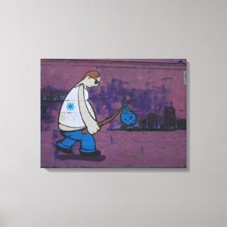 Impressão Em Tela Grafite do Wanderer