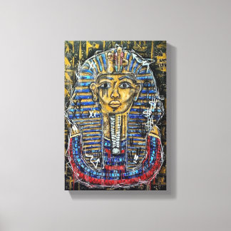 Impressão Em Tela Grafite Pharaoh King Tut