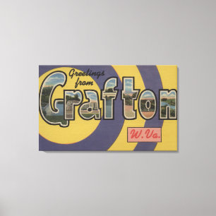 Impressão Em Tela Grafton, West Virginia - grandes cenas da letra
