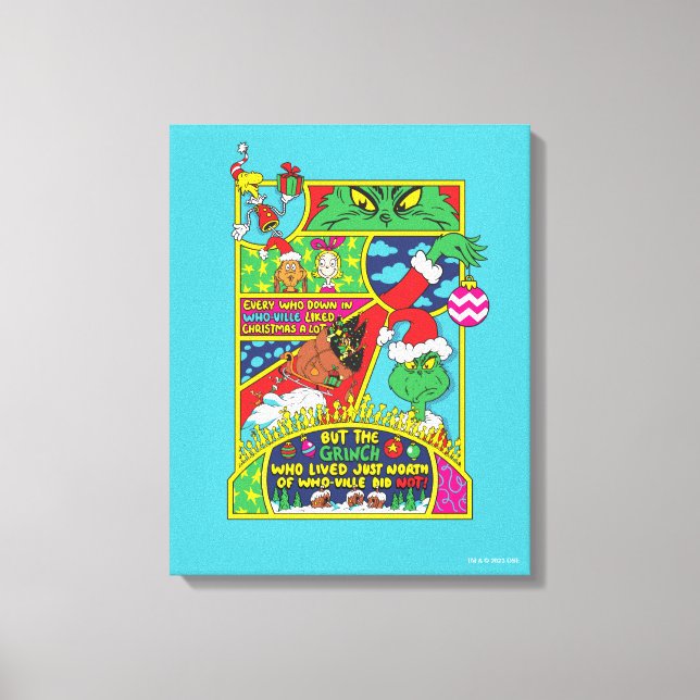 Impressão Em Tela Gralha | Gráfico de banda desenhada (Frente)