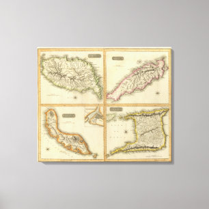 Impressão Em Tela Granada, Tobago, Trinidade, Curaçao