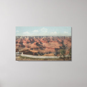 Impressão Em Tela Grand Canyon, arizona - vista da garganta de Hote