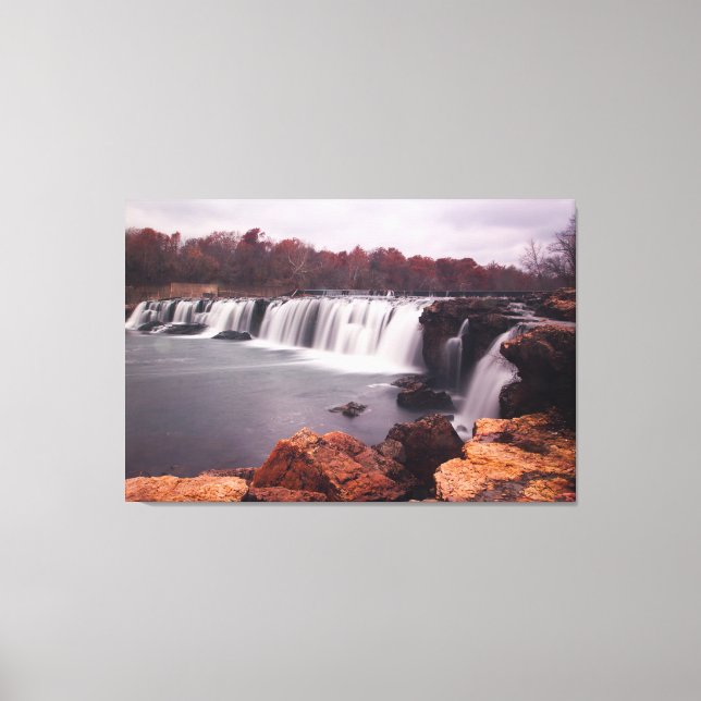 Impressão Em Tela Grand Falls, Joplin, Missouri (Frente)