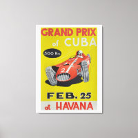 Grand Prix Cuba, Havana, vintage poster