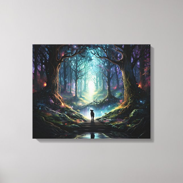 Impressão Em Tela "Grande Dane Mística" (Frente)