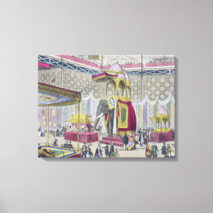 Impressão Em Tela Grande exposição, 1851: Departamento indiano do