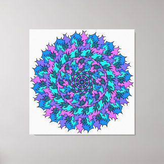 Impressão Em Tela Grande Roxo Roxo