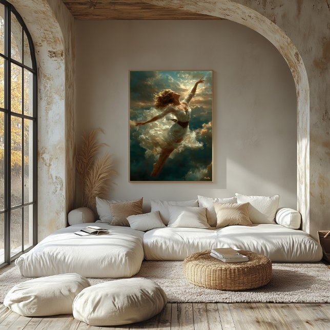 Impressão Em Tela Grande Salto de Sonho Melancoso (Criador carregado)