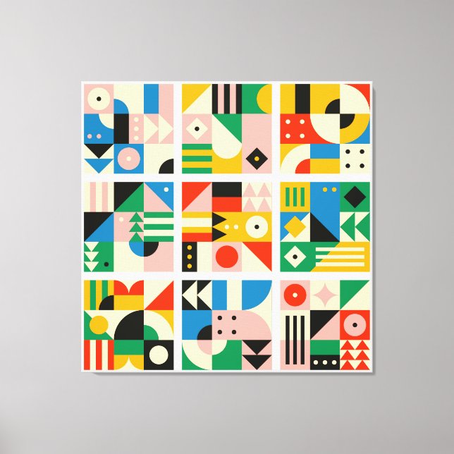 Impressão Em Tela Grande tela de arte Bauhaus Imprimir 15 -Tamanho a (Frente)