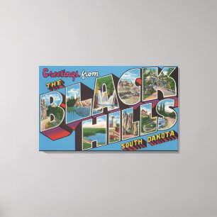 Impressão Em Tela Grandes cenas da letra - Black Hills, SD