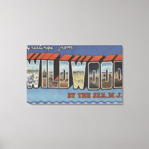 Impressão Em Tela Grandes Cenas de Letra - Madeira-Pelo-Mar, NJ