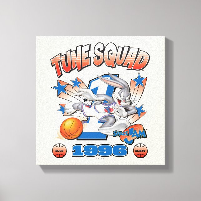 Impressão Em Tela Grático de basquete SPACE JAM™ BUGS BUNNY™ #1 (Frente)
