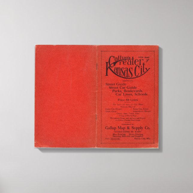 Impressão Em Tela Greater Kansas City (Frente)