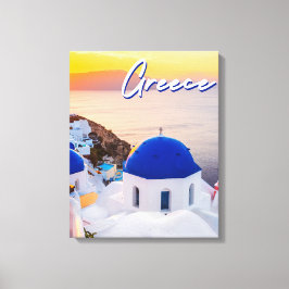 Impressão Em Tela Grécia