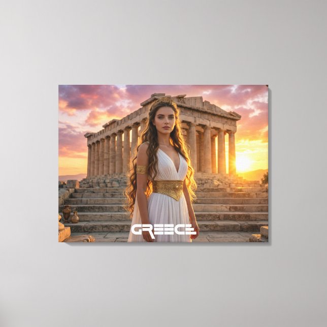 IMPRESSÃO EM TELA GREECE - ACROPOLIS (Frente)