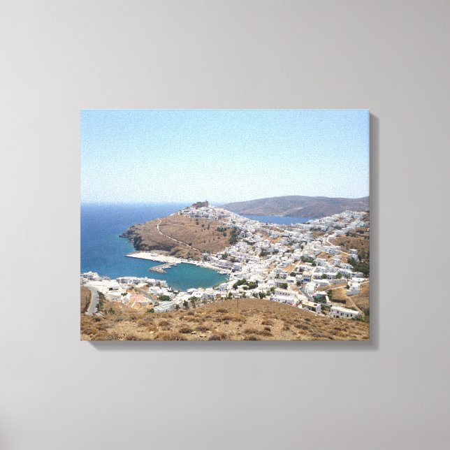 Impressão Em Tela Greece, Astypalaia, Chora (Frente)
