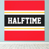 Greve de HALFTIME Preto Vermelho Negro Brilhante