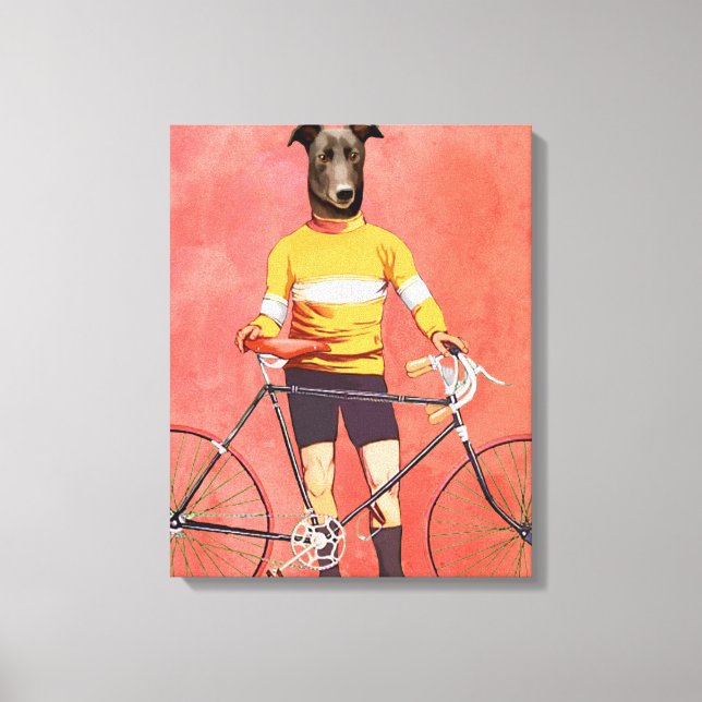 Impressão Em Tela Greyhound Cyclist (Frente)