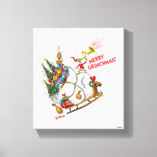 Impressão Em Tela Grinch Clássico Feliz Grinchmas!