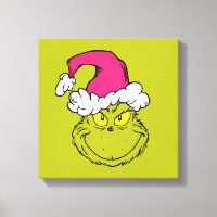 Grinch com Chapéu de Papai Noel Rosa